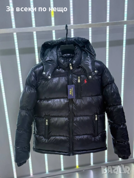 Polo Ralph Lauren Мъжко Черно Зимно Яке С Качулка Код A1077, снимка 1