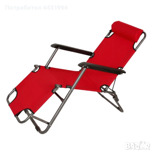 Сгъваем шезлонг Muhler C2078, снимка 1