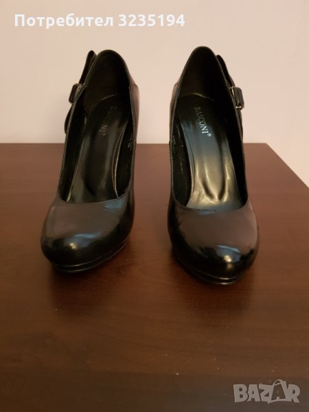 Basconi черни обувки, снимка 1