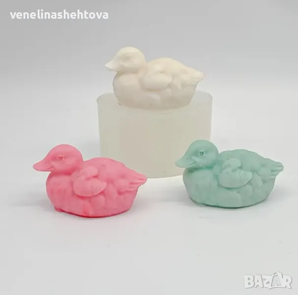 3D Пате Силиконов молд форма калъп за свещи гипс сапун , снимка 1