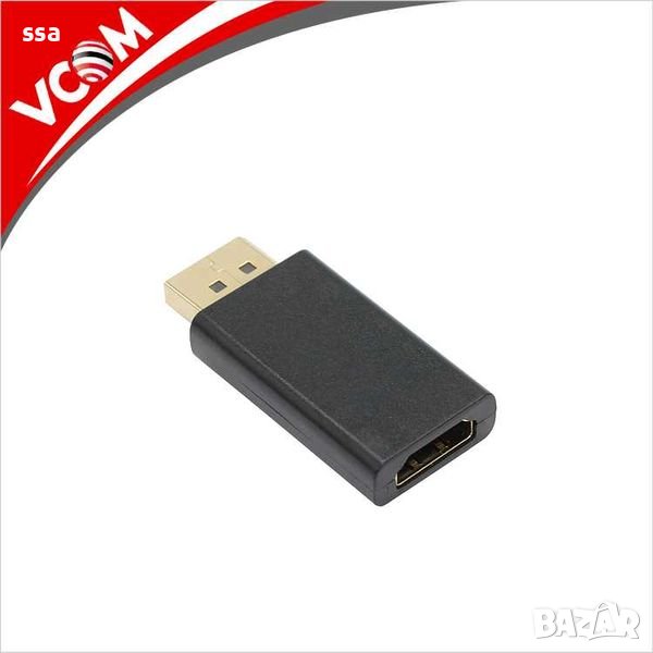 VCom адаптер Adapter DisplayPort DP M / HDMI F Gold plated - CA331, снимка 1