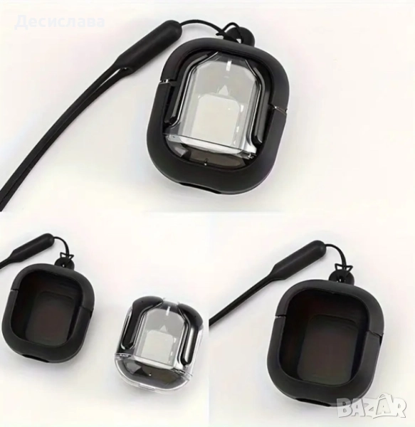 НОВИ безжични слушалки с калъф, снимка 1