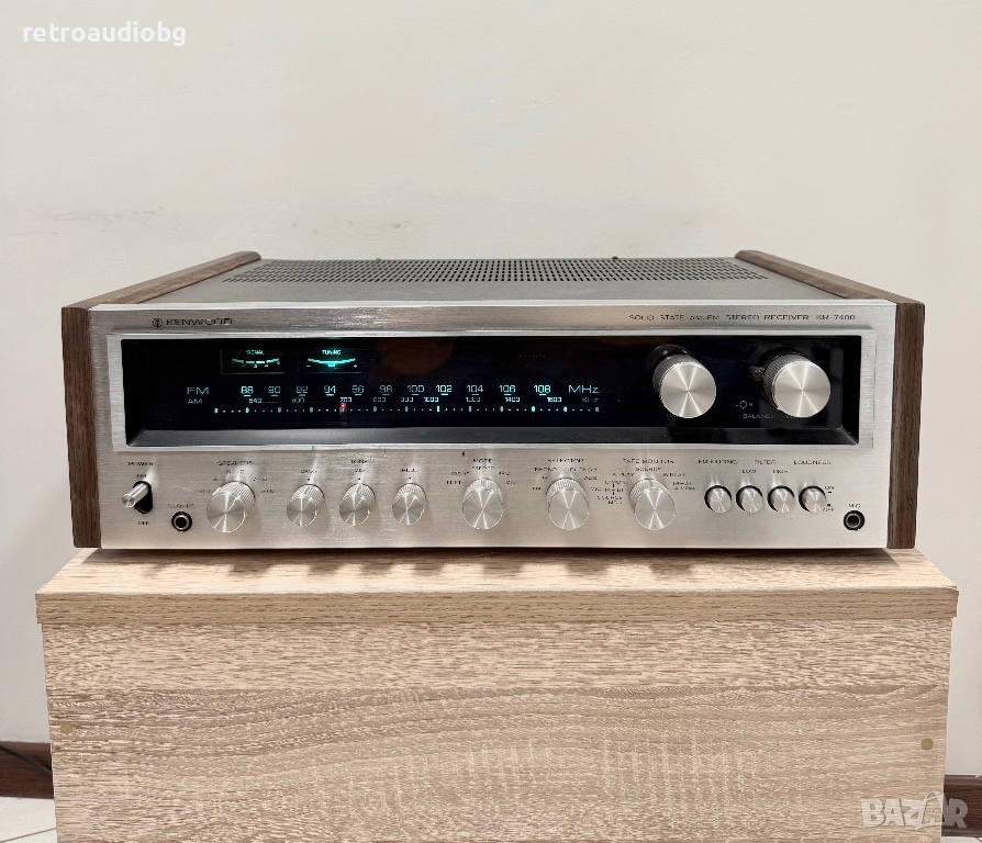 🔊Ретро ресивър - усилвател с радио KENWOOD KR-7400 - 1974 -1976 г.🔊, снимка 1