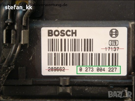 ABS Помп OPEL CORSA C COMBO MERIVA BOSCH 0 265 216 478, 0265216478, 09127108 EA, BOSCH 0 273 004 227, снимка 1