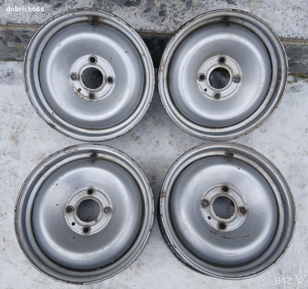 Стоманени джанти 14 цола 4х108 65.1мм Citroen Berlingo Peugeot Partner, снимка 1