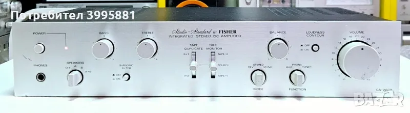 Интегриран стерео усилвател Fisher
mod. CA-2030
, снимка 1