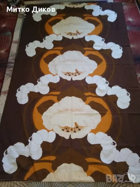 Долен чаршаф 133х218см шарен памук нови 2 броя, снимка 1