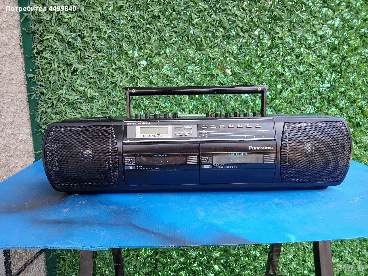 ПРОДАВАМ КАСЕТОФОН ( PANASONIC RX-FT590 ) , снимка 1