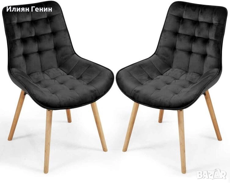 Комплект от два трапезни стола , снимка 1