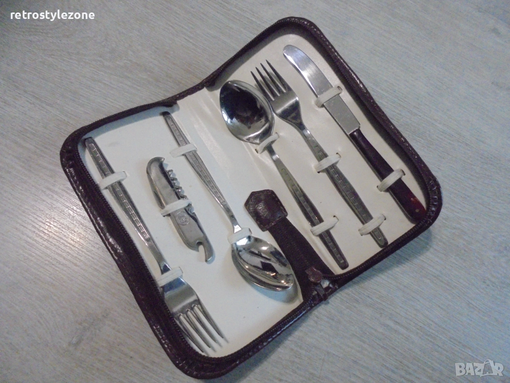 № 8403 Стар туристически комплект прибори – 1300 г. България  , снимка 1