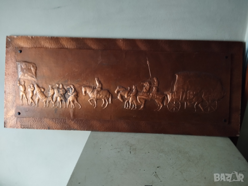 Старо медно пано, снимка 1