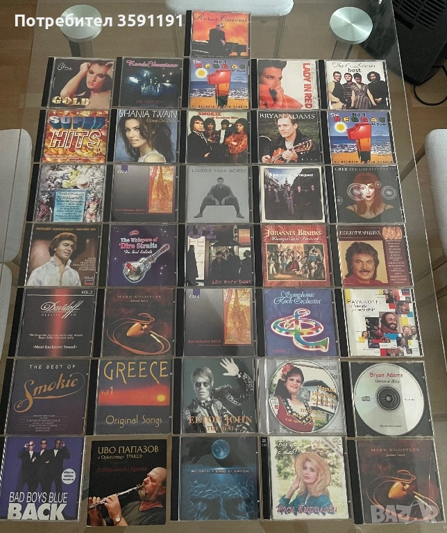 Продавам запазена колекция с музикални дискове, снимка 1