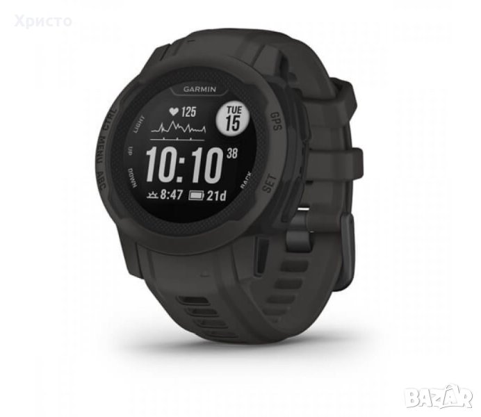 НОВ!!! Смарт часовник Garmin Instinct 2S, 40 mm, Silicone strap, Graphite, снимка 1