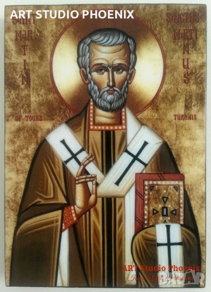 Икона на Свети Мартин icona Sveti Martin, снимка 1