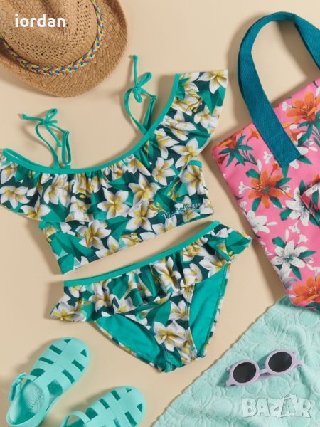 Нови детски бански+ Подарък сукман, снимка 1