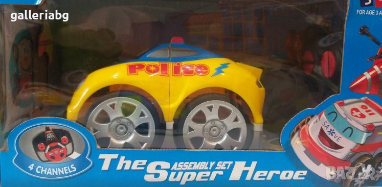 Детска полицейска кола с дистанционно управление , снимка 1