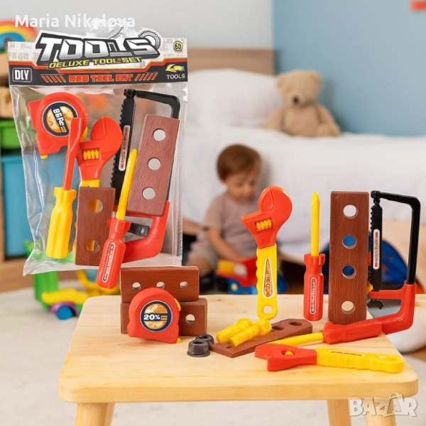 Комплект детски инструменти Deluxe Tool Set, снимка 1