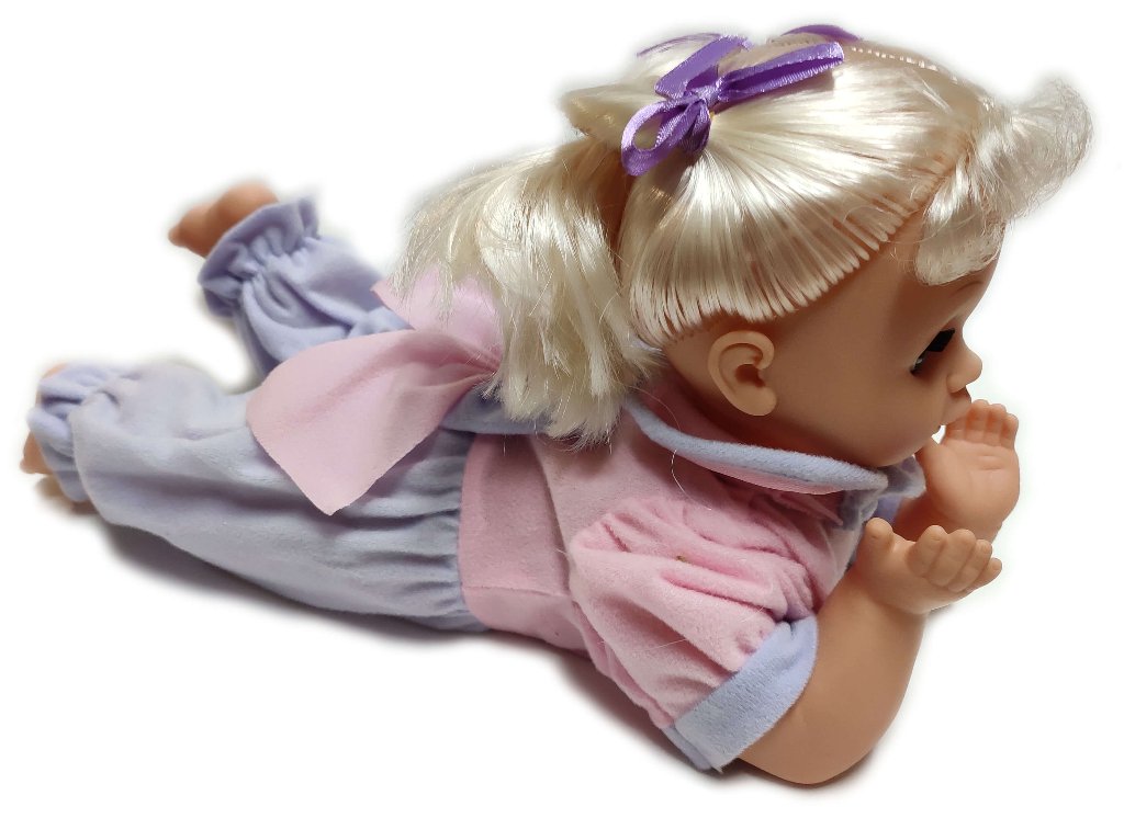 Кукла - музикална, с подвижни крака и глава, легнала в Кукли в гр. Хасково  - ID34323553 — Bazar.bg