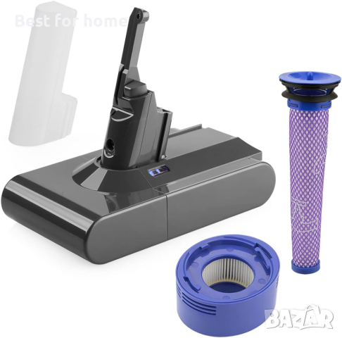 Батерия и филтри за Dyson V8 4.5Ah 21.6V за батерия Dyson V8