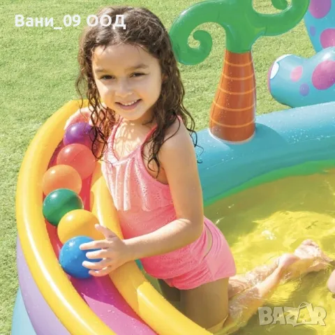 Детски басейн Intex Dinoland, снимка 4 - Басейни и аксесоари - 50415869