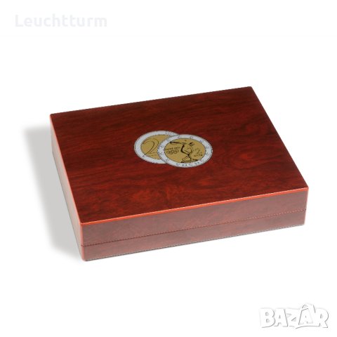 луксозна кутия VOLTERRA за 140 броя 2- евро монети в капсули , снимка 2 - Нумизматика и бонистика - 40589010