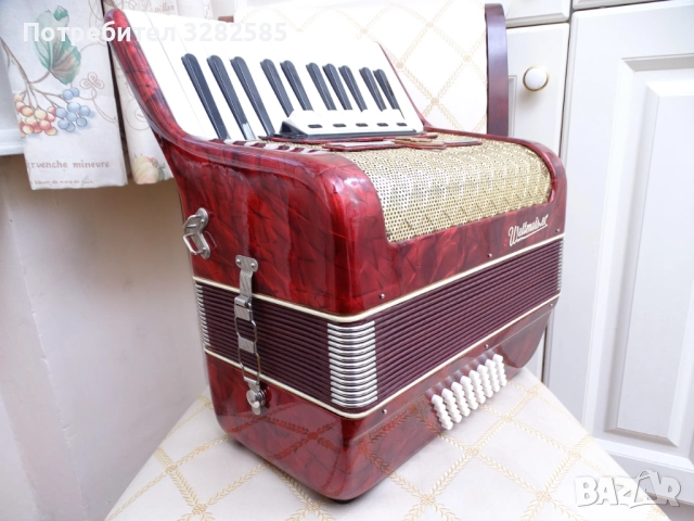 Акордеон Велтмайстер 40 баса, снимка 7 - Акордеони - 52131006