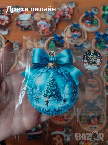 Дървени играчки за елха и магнитни, снимка 14 - Декорация за дома - 52354853