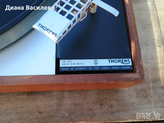 Thorens TD 150, снимка 2 - Грамофони - 48526585