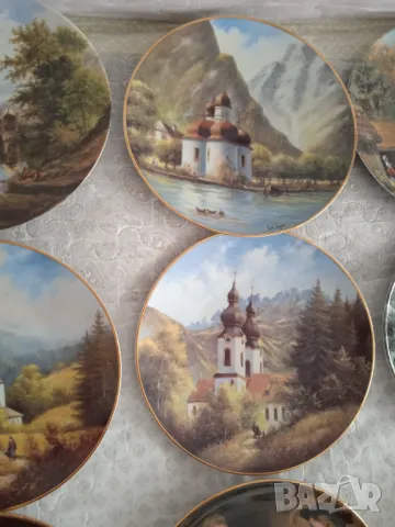 Немски колекционерски порцеланови чинии, снимка 8 - Картини - 47410897