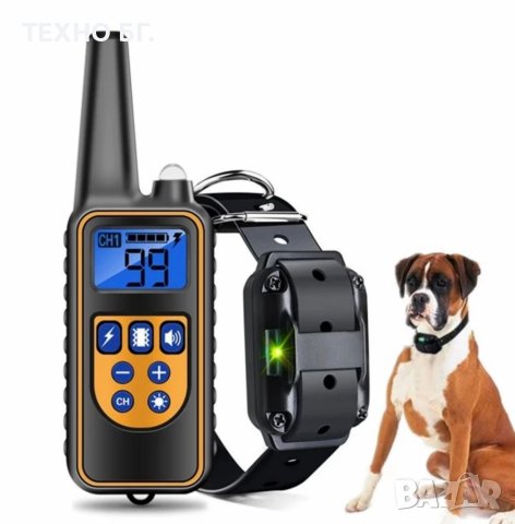 ЕЛЕКТРОНЕН НАШИЙНИК ЗА КУЧЕ КАИШКА С ТОК ТЕЛЕТАКТ ЗА ОБУЧЕНИЕ ДО 800 М ОБХВАТ, снимка 6 - За кучета - 40912597