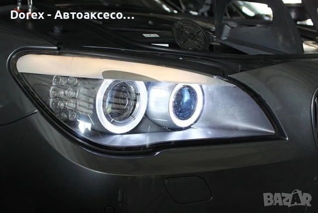 Комплект H8 40W LED Angel Eyes крушки за BMW - CANBUS, бяла светлина, снимка 6 - Аксесоари и консумативи - 53871747