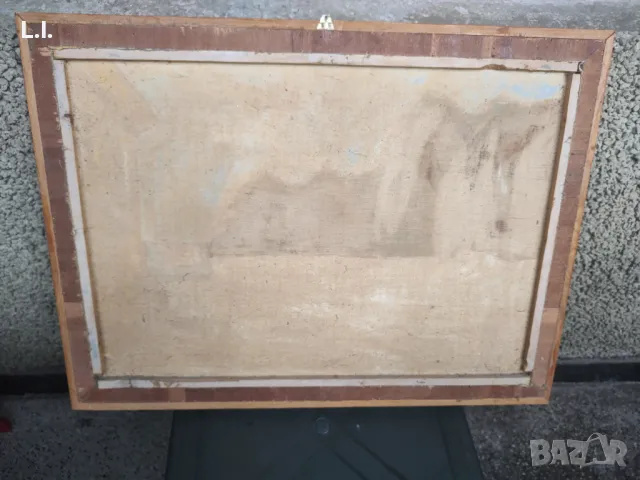 Картина масло върху платно "Март", Исак Левиатан , снимка 3 - Картини - 49232852