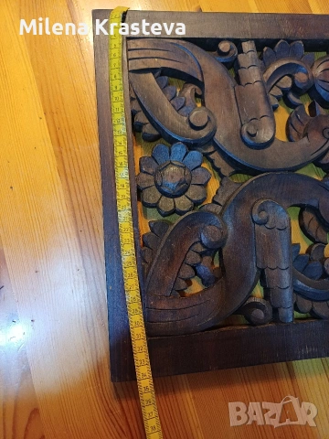 Дърворезба ат Трявна 34/28 см, снимка 7 - Декорация за дома - 53754881
