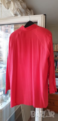 Блуза от естествена коприна размер ХЛ, снимка 2 - Ризи - 39091429