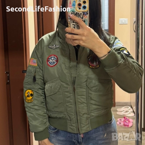 Винтидж яке US Army дамски размер XS, снимка 7 - Якета - 52461297