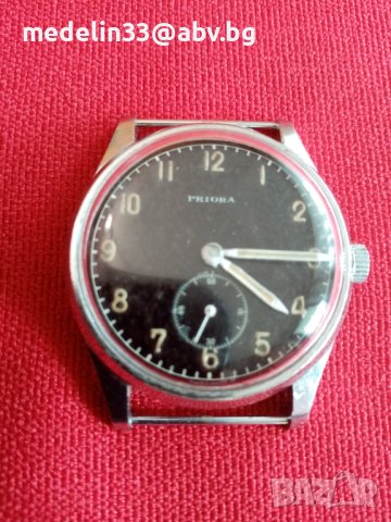 PRIORA Swiss Military Vintage 1930г. 17 rubis, механичен часовник, снимка 7 - Антикварни и старинни предмети - 42258234