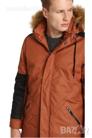 ✅НОВИ Мъжки зимни дълги якета с качулка Top Secret в 3 цвята - M/L/XL/2XL , снимка 14 - Якета - 42726543