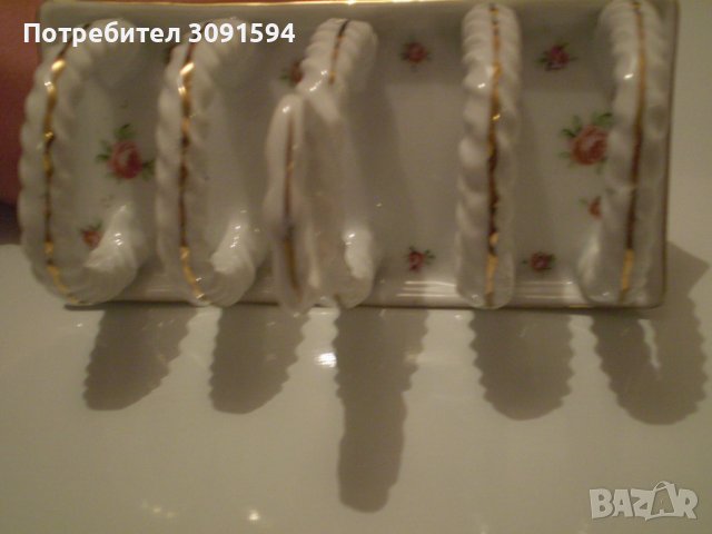  Порцеланова поставка за печени филийки Салфетник Victoria Austria, снимка 7 - Антикварни и старинни предмети - 39047287