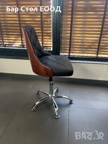 Стол със статични стъпки Boston black, снимка 2 - Столове - 48103041