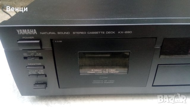 YAMAHA KX-690-HIGH END 3 head cassette deck., снимка 14 - Декове - 41838460