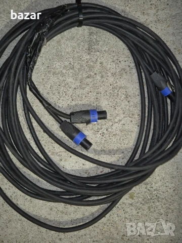 Продавам кабели за тонколони 4х1,5мм 2х15м., снимка 2 - Тонколони - 50703528