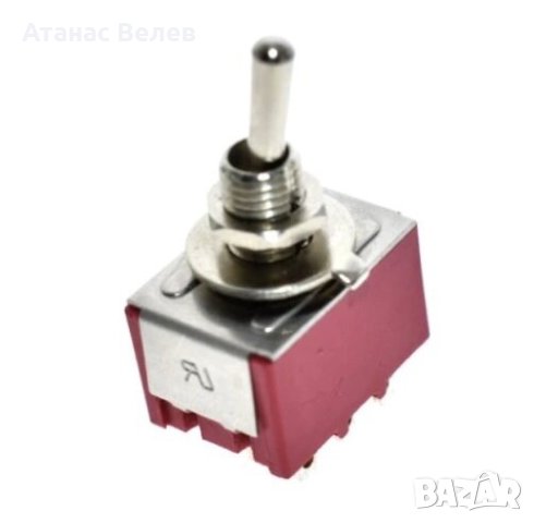 Троен прекъсвач ON-OFF-ON, снимка 1