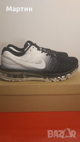 Nike Air Max 2017 Black & White - Номер 44, снимка 1 - Спортни обувки - 44464315