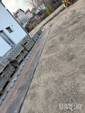 Редене на бордюри, павета и изграждане на настилки от B1group, снимка 2 - Монтажи - 52169454