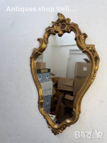 Бароково огледало за стена №7331, снимка 5 - Антикварни и старинни предмети - 51376975