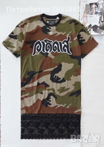 DRESS ADIDAS TEE DRESS, снимка 11 - Рокли - 41206318