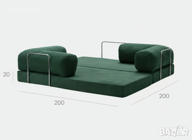 Компресиран, ортопедичен диван Forest tales, размер 2000х1000х700 мм, снимка 7 - Дивани и мека мебел - 52922713