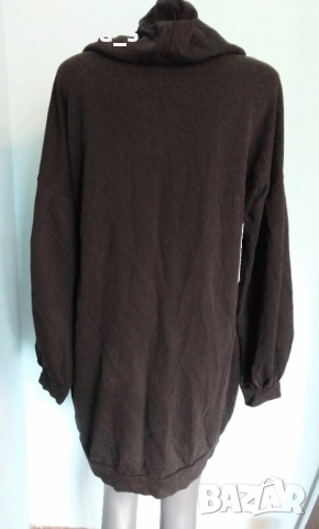 Два различни броя / 2XL / 5XL / Памучна рокля тип туника с качулка "Zara" , снимка 15 - Рокли - 37416558