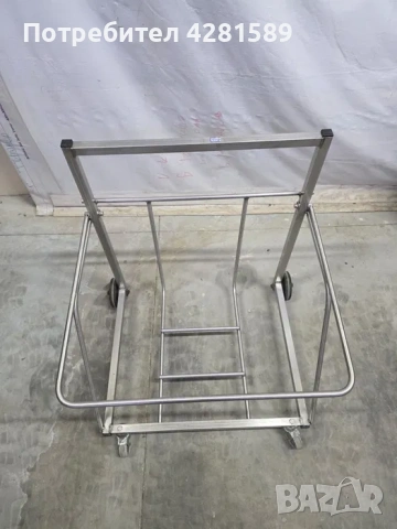 Немска хлебарска транспортна количка от неръждаема стомана, снимка 6 - Други машини и части - 53654783