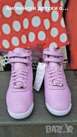 Английски детски кецове естествена кожа-Reebok , снимка 7 - Детски маратонки - 40504505